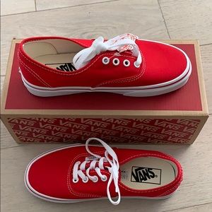 ~SOLD ~Red Vans